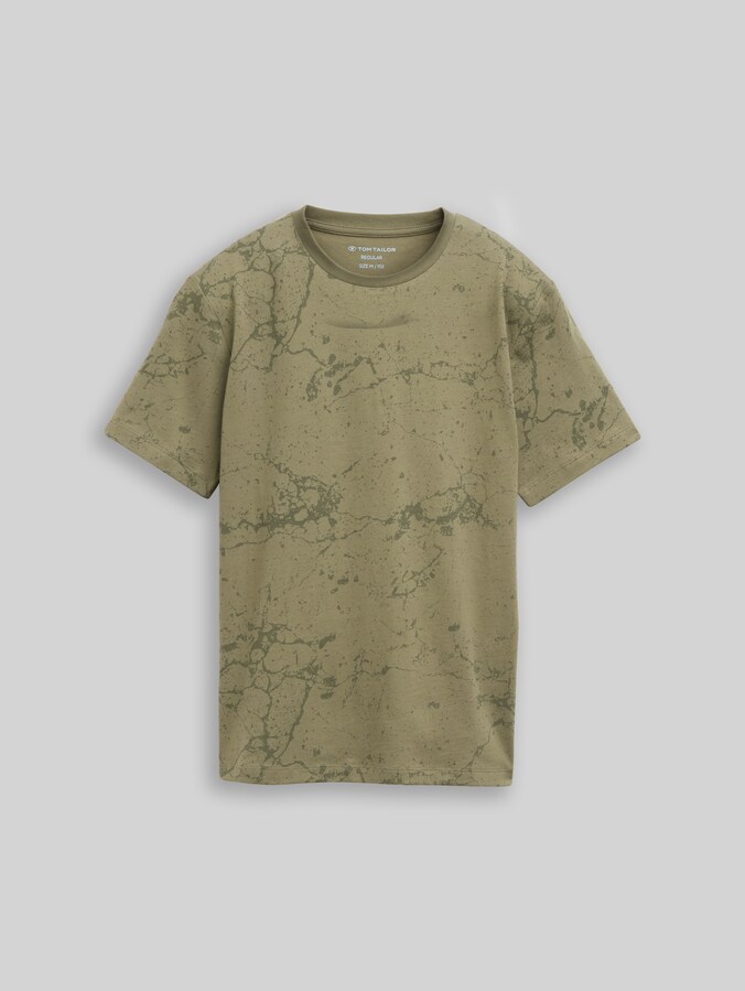 Tie-Dye T-Shirt von Teen Boys, khaki natural lines