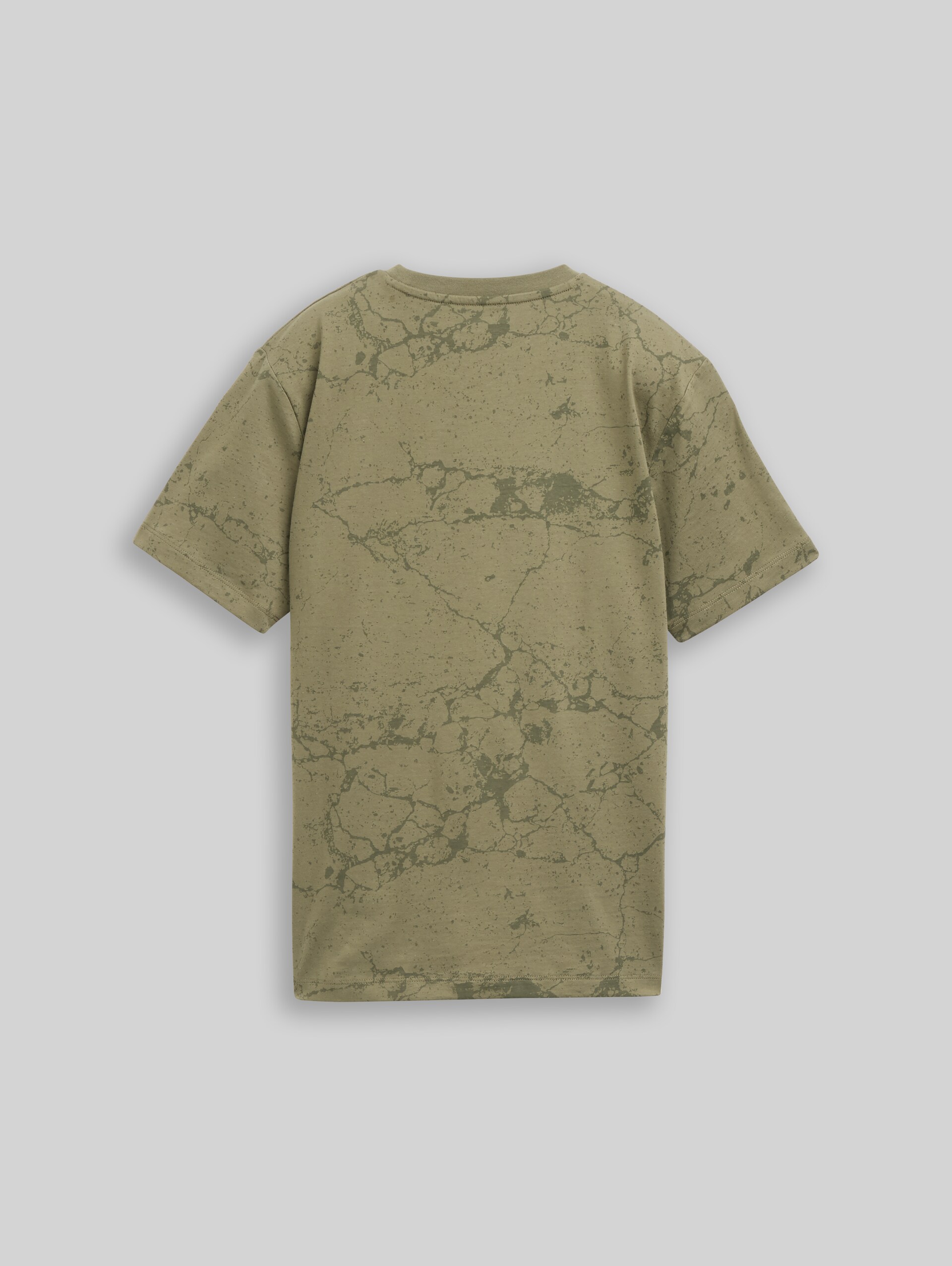 T-shirt tie-dye - khaki natural lines
