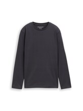Ausgewählt, Langarmshirt mit Rückenprint von Tom Tailor, grau