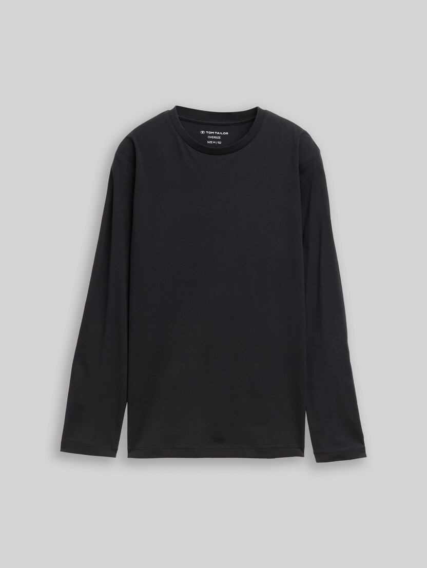 Langarmshirt mit Rückenprint von Teen Boys, heavy black