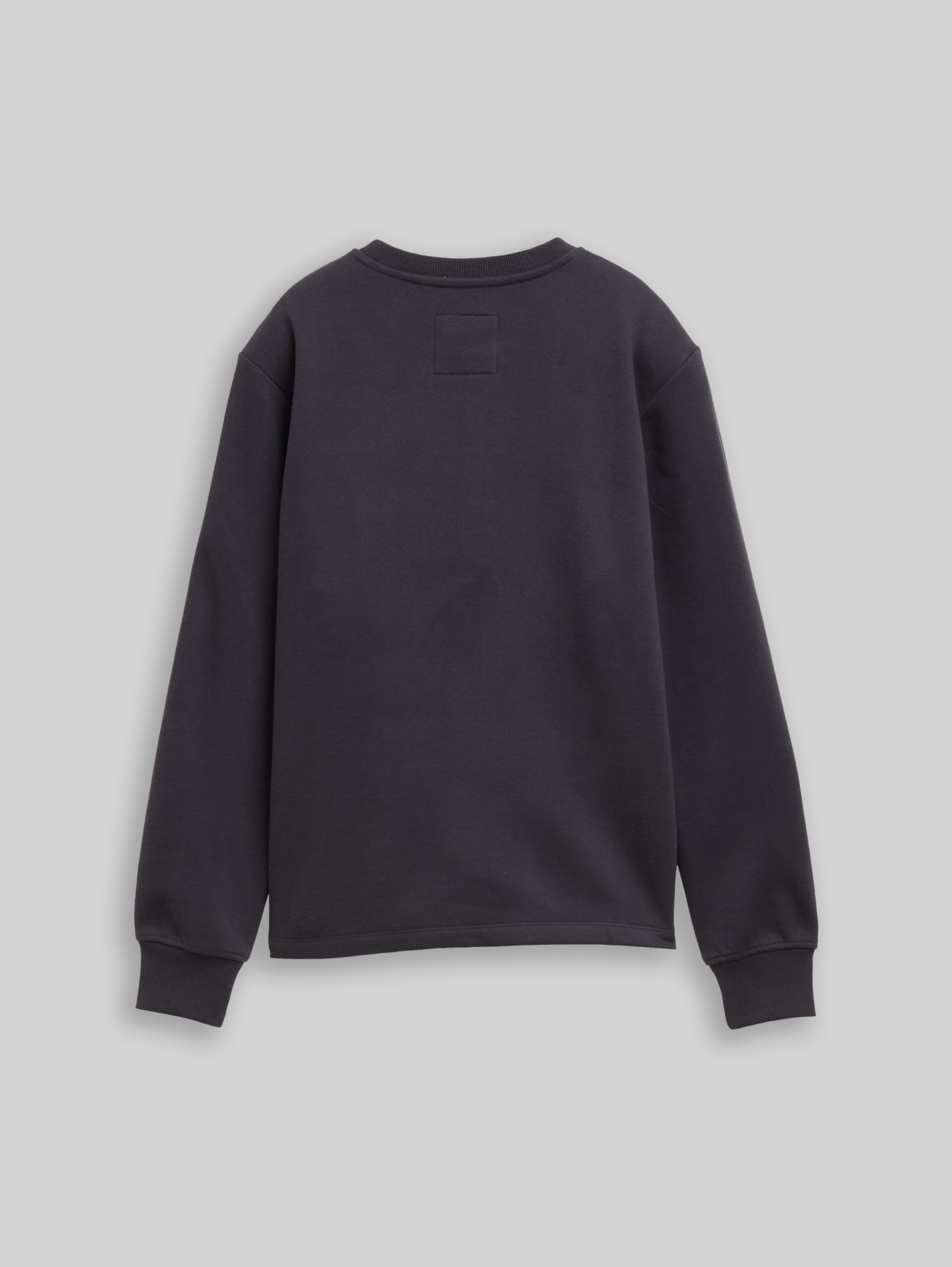 Sweatshirt met opschrift - coal grey