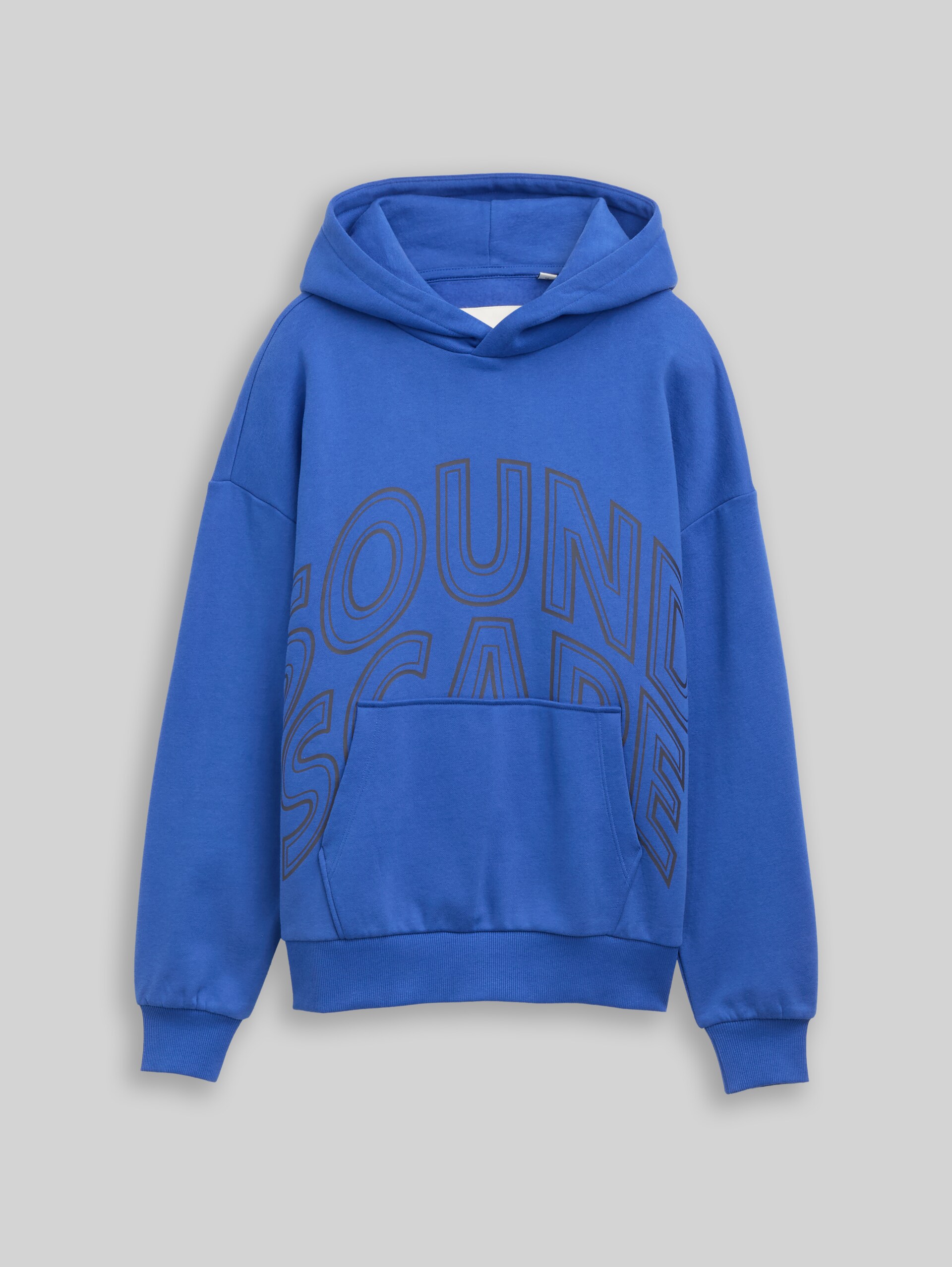 Oversize Hoodie Sweatshirt mit Schriftzug - beau blue - Vorder-Produkt-Ansicht