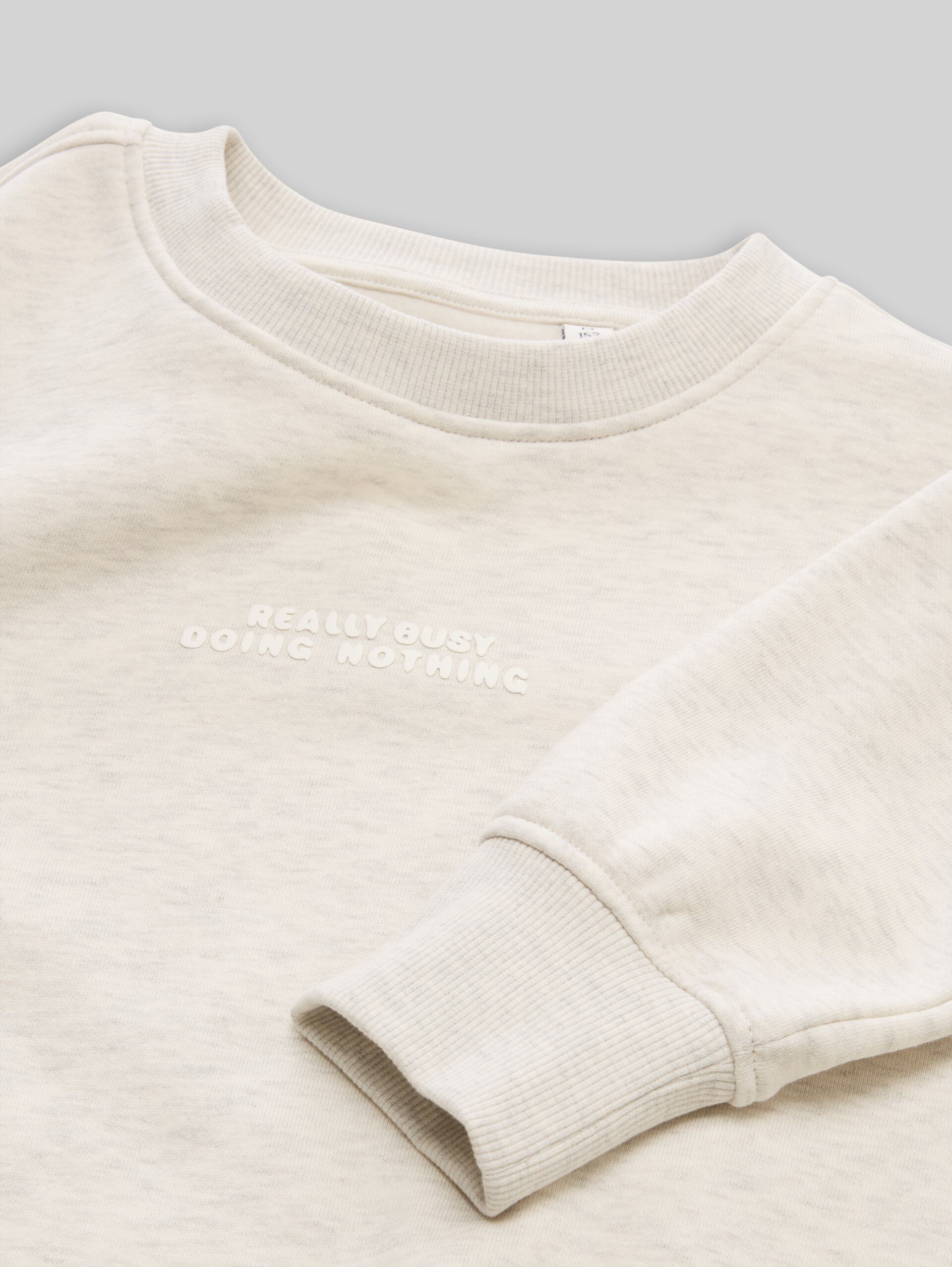 Sweat à imprimé - Cashew Melange - Vue détaillée du modèle