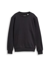 Ausgewählt, Sweatshirt mit Rückenprint von Tom Tailor, schwarz