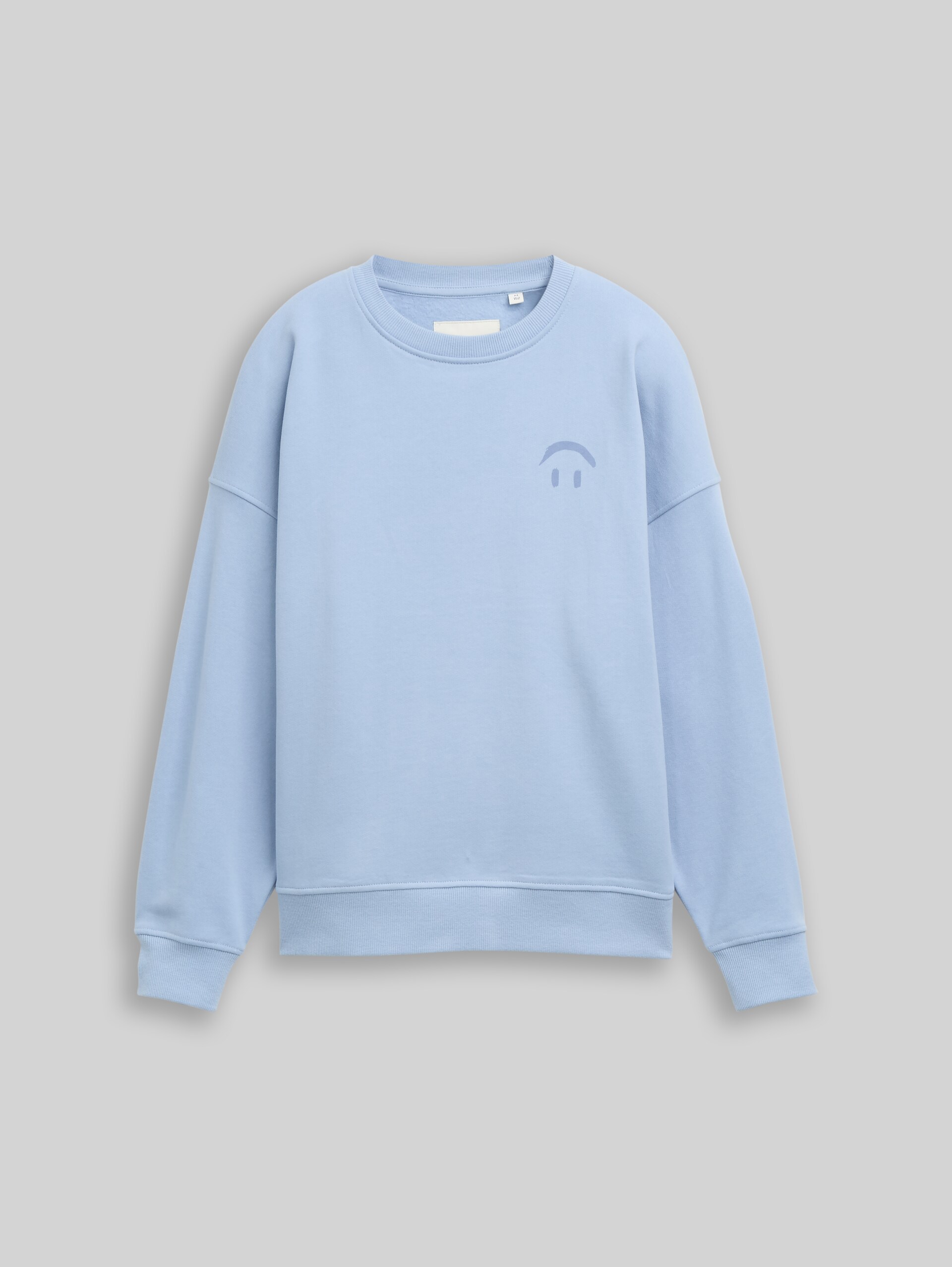 Sweat oversize à imprimé - stonington blue - Vue de face du produit
