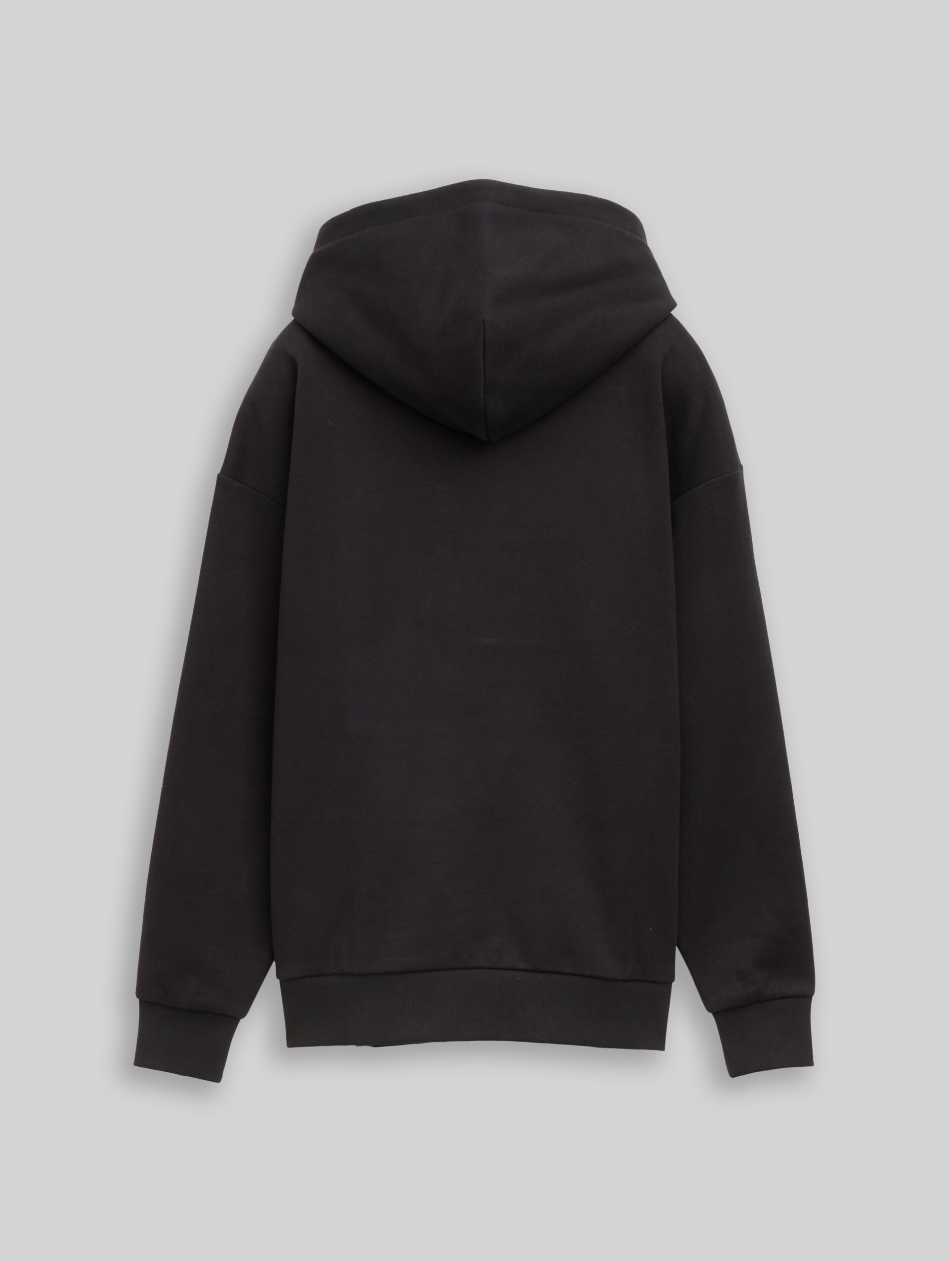 Sweat à capuche oversize - heavy black