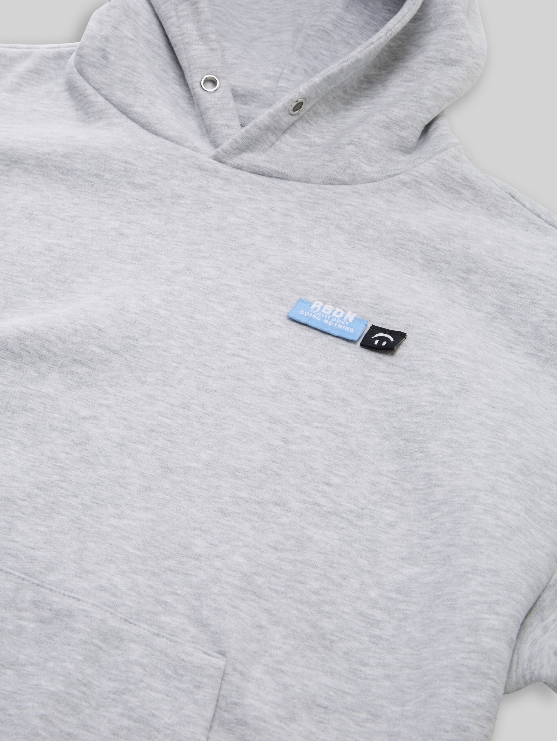 Sweat à capuche oversize - Cashew Melange - Vue détaillée du modèle
