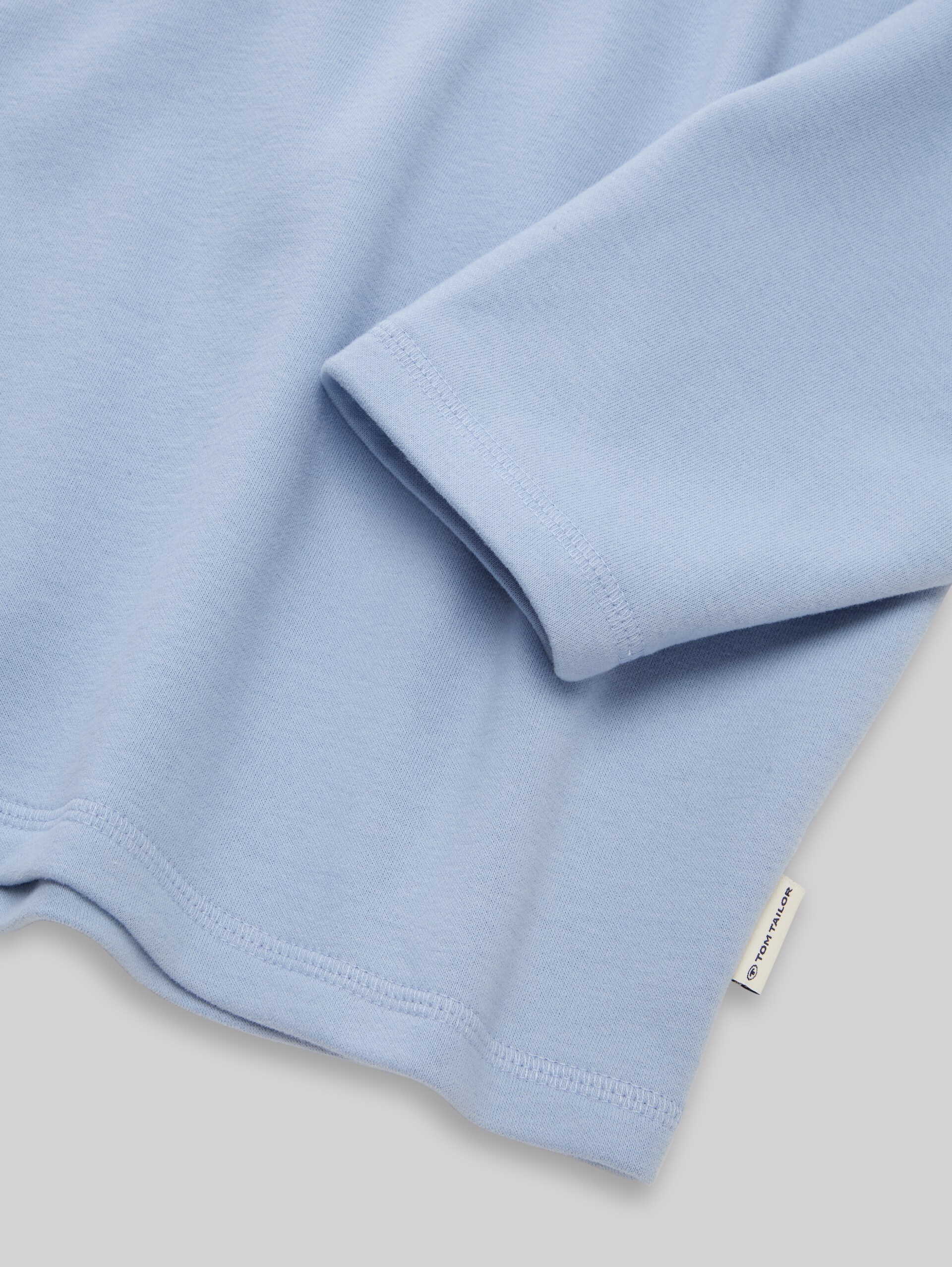 Sweat à capuche oversize avec imprimé dans le dos - stonington blue - Vue détaillée du modèle