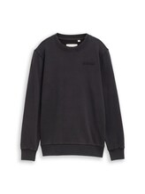 Ausgewählt, Sweatshirt im Used Look von Tom Tailor, schwarz