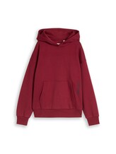 Sélectionné, Sweat à capuche oversize imprimé par Tom Tailor, rouge