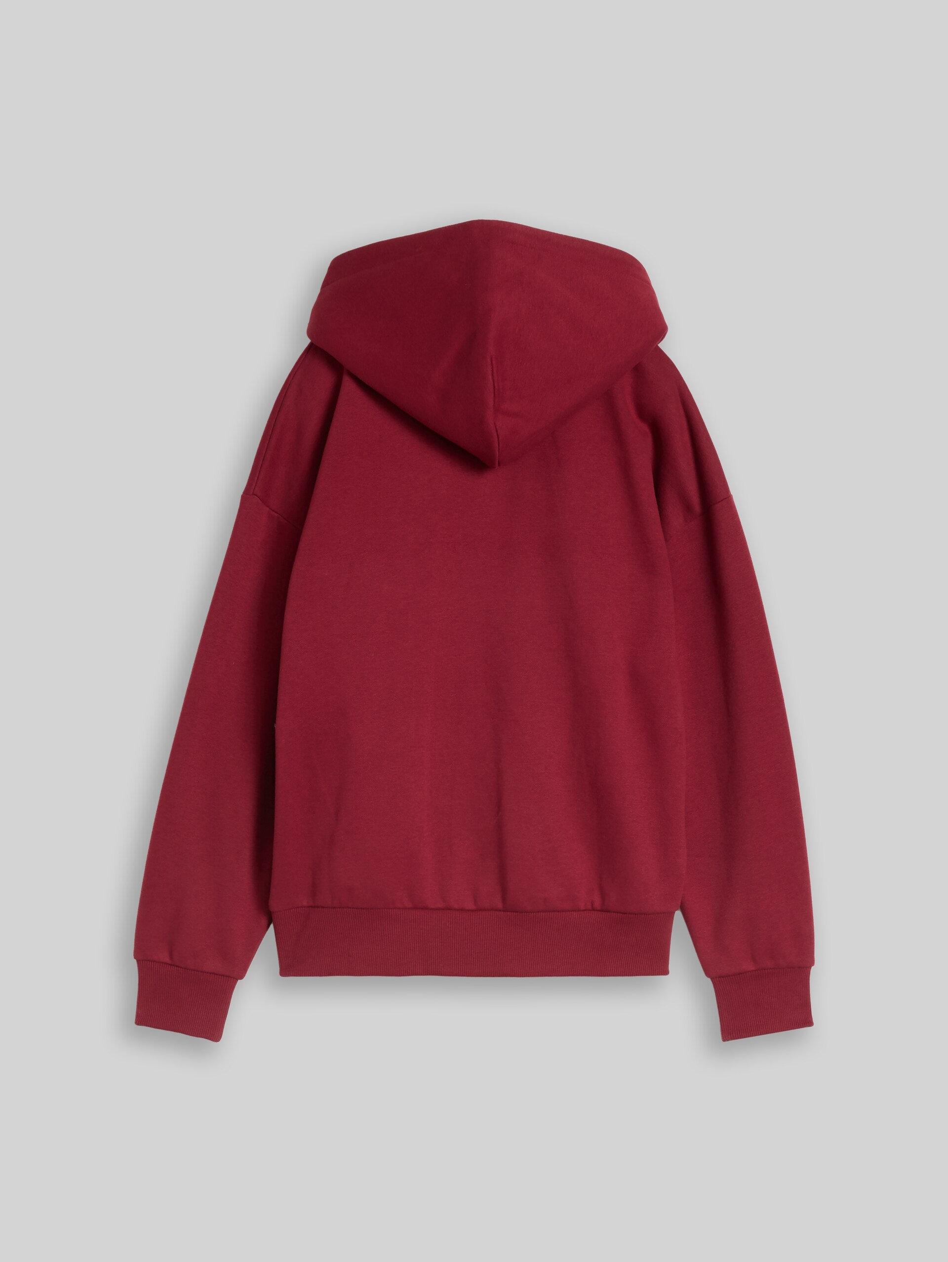 Sweat à capuche oversize imprimé - Deep Red