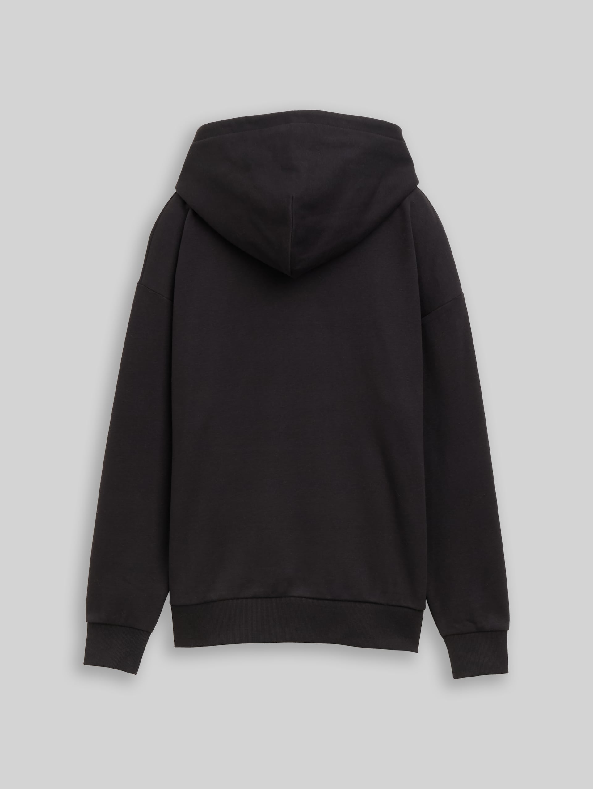 Sweat à capuche oversize imprimé - heavy black