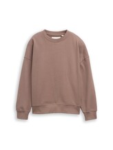 Non sélectionné, Sweat oversize avec imprimé 3D dans le dos par Tom Tailor, brunir