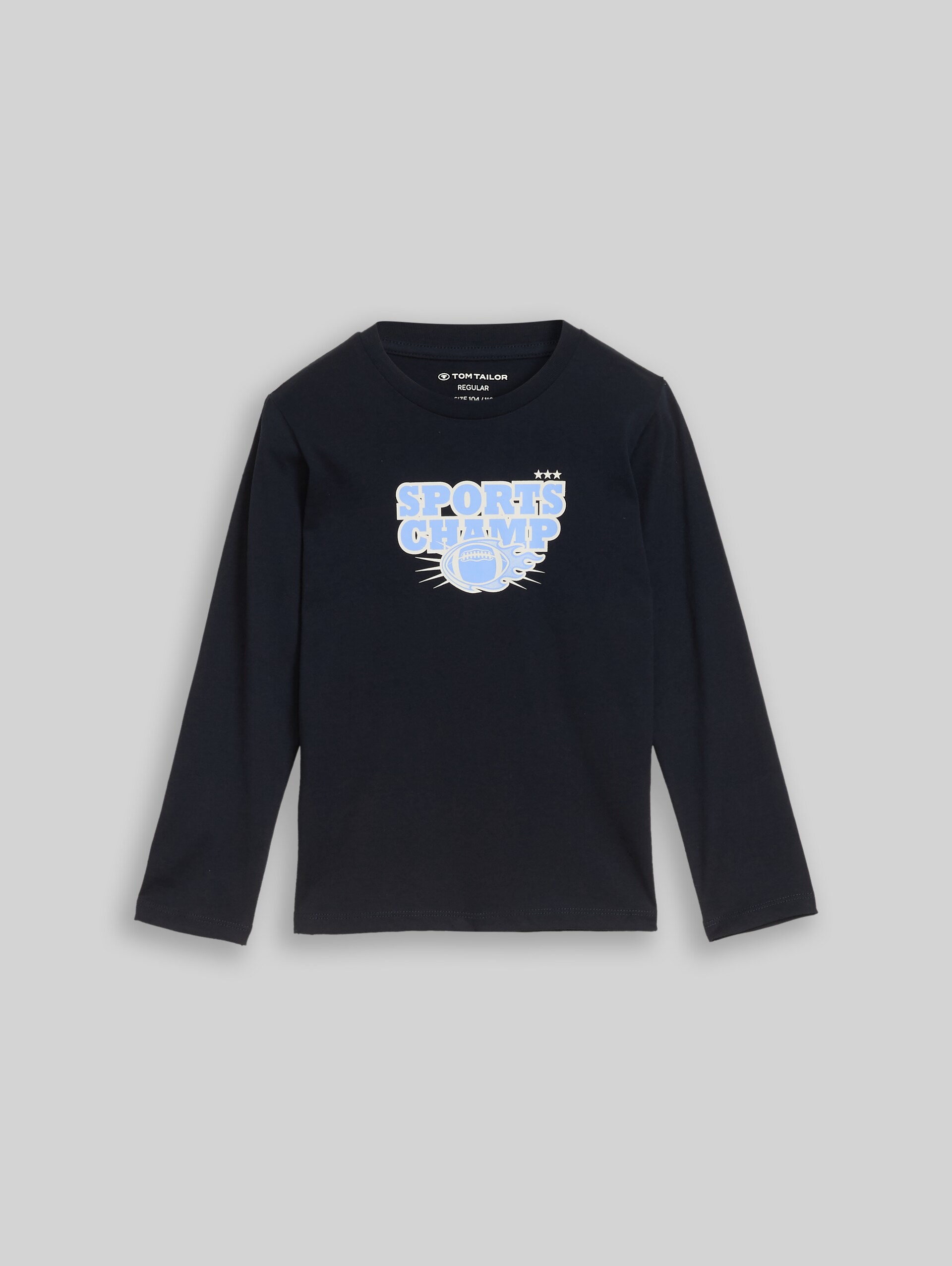 Langarmshirt mit Print - sky captain blue - Vorder-Produkt-Ansicht