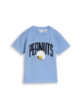 Niet geselecteerd, Oversized T-shirt met Peanuts-print door Tom Tailor, blauw