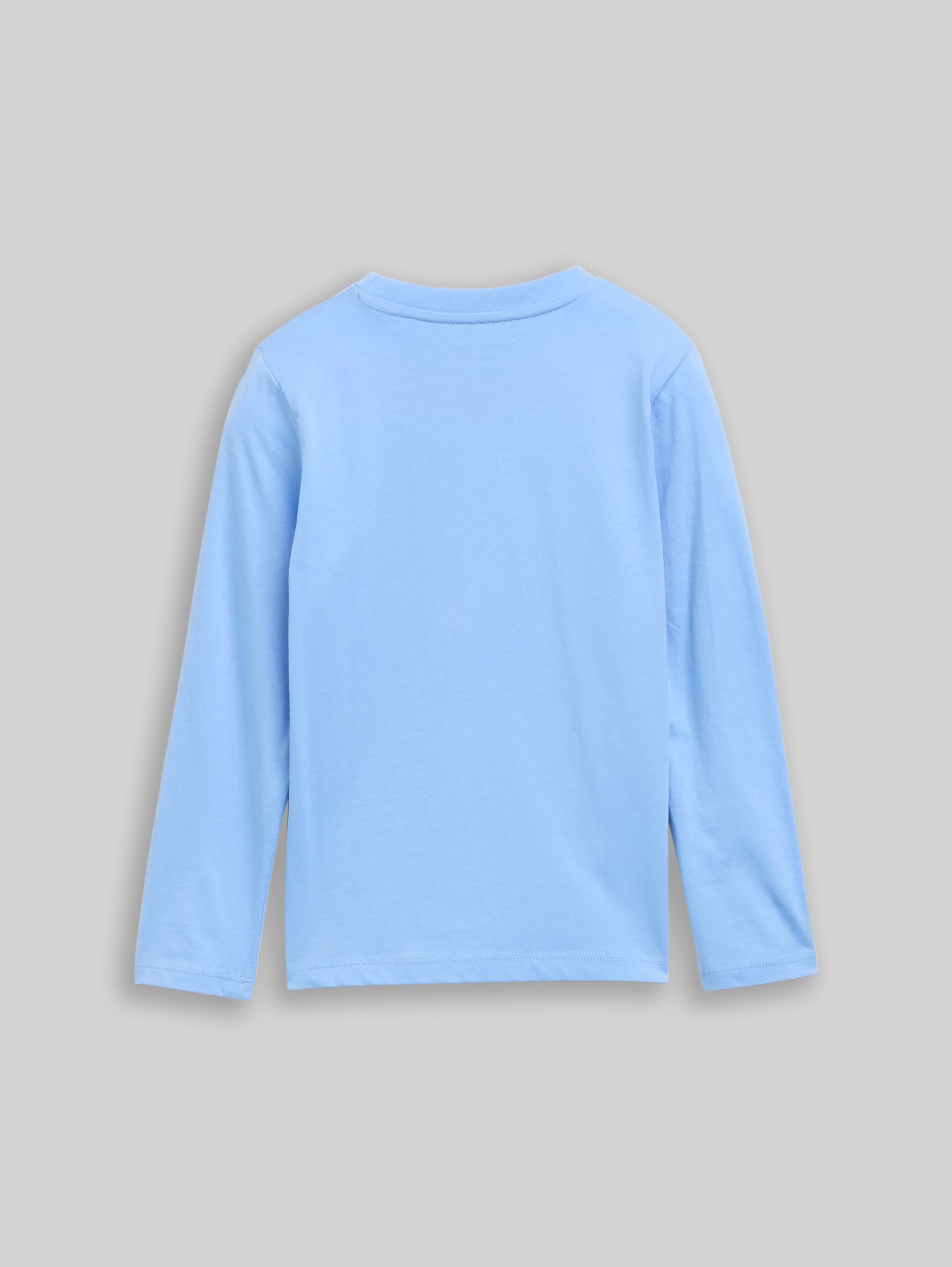 T-shirt met lange mouwen en interactieve print - Light Blue