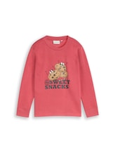 Sélectionné, Sweat à imprimé par Tom Tailor, rouge
