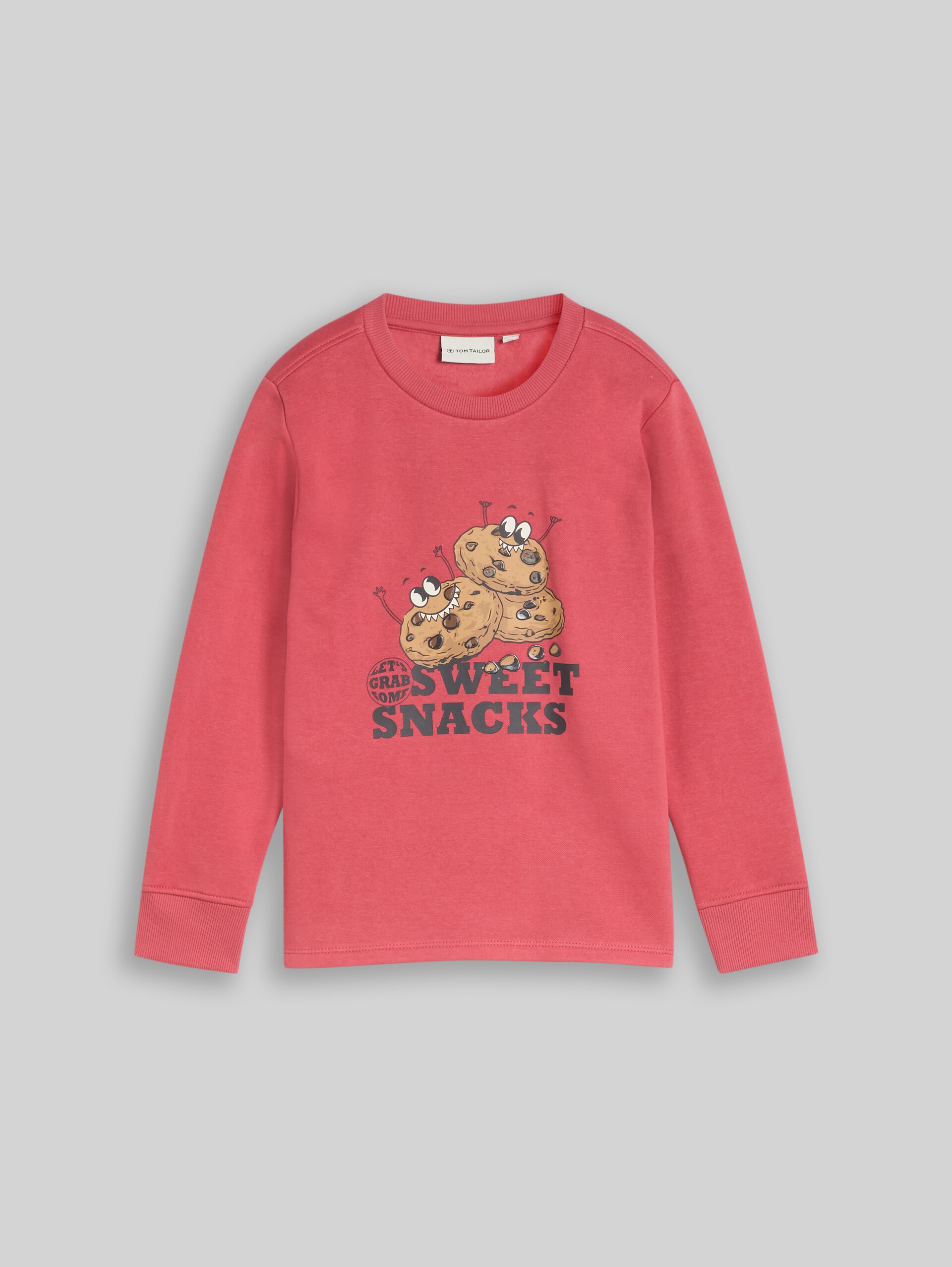 Sweat à imprimé - Berry Red - Vue de face du produit