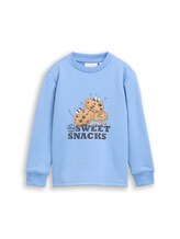 Geselecteerd, Sweatshirt met print door Tom Tailor, blauw