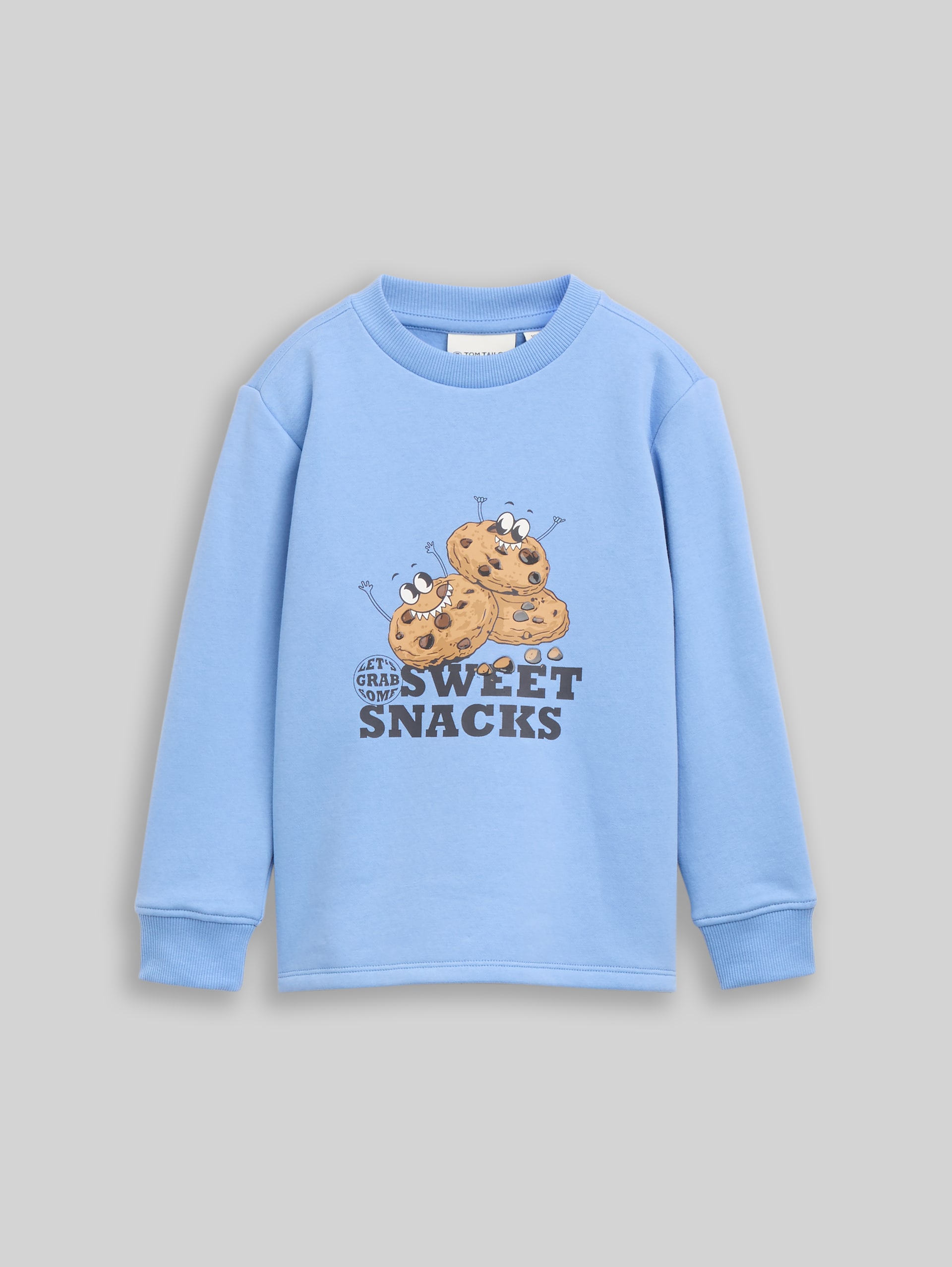 Sweatshirt met print - Light Blue - Product vooraanzicht