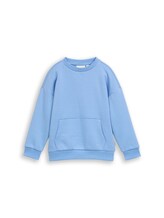 Geselecteerd, Oversized sweatshirt met kangoeroezak door Tom Tailor, blauw