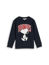 Ausgewählt, Sweatshirt mit Snoopy-Print von Tom Tailor, blau