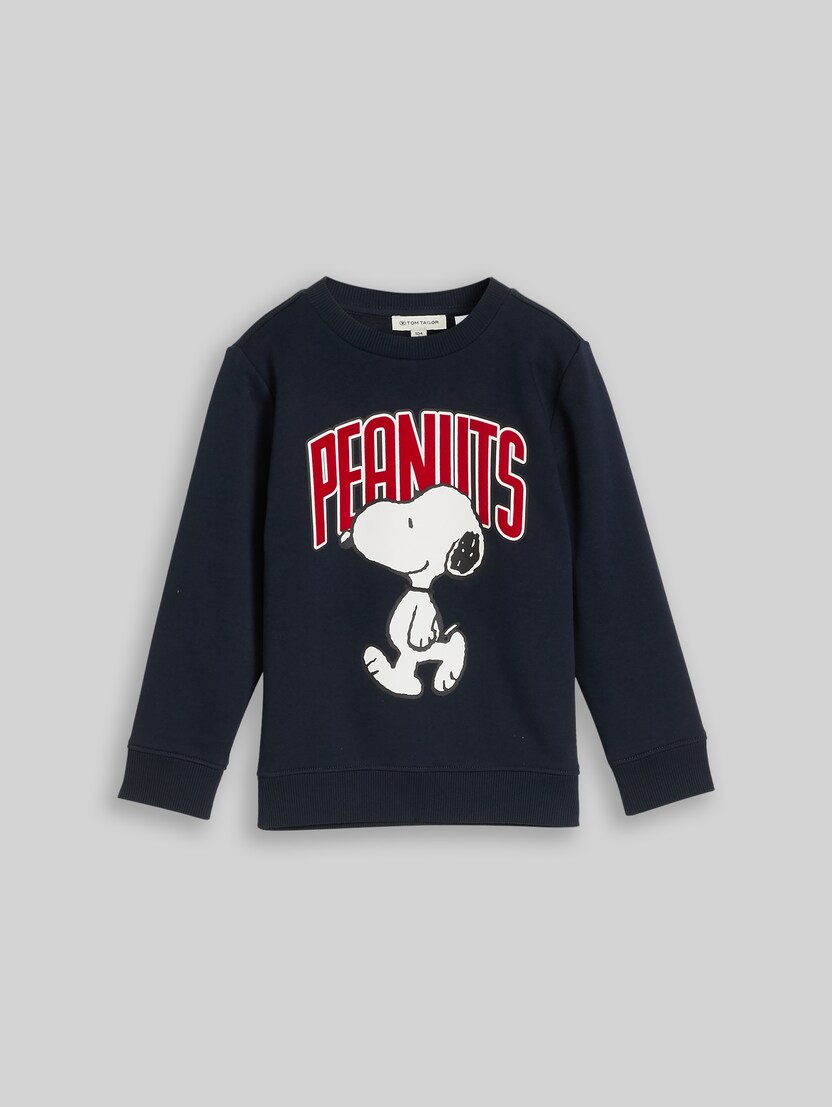 Sweatshirt met Snoopy-print door Mini Boys, sky captain blue