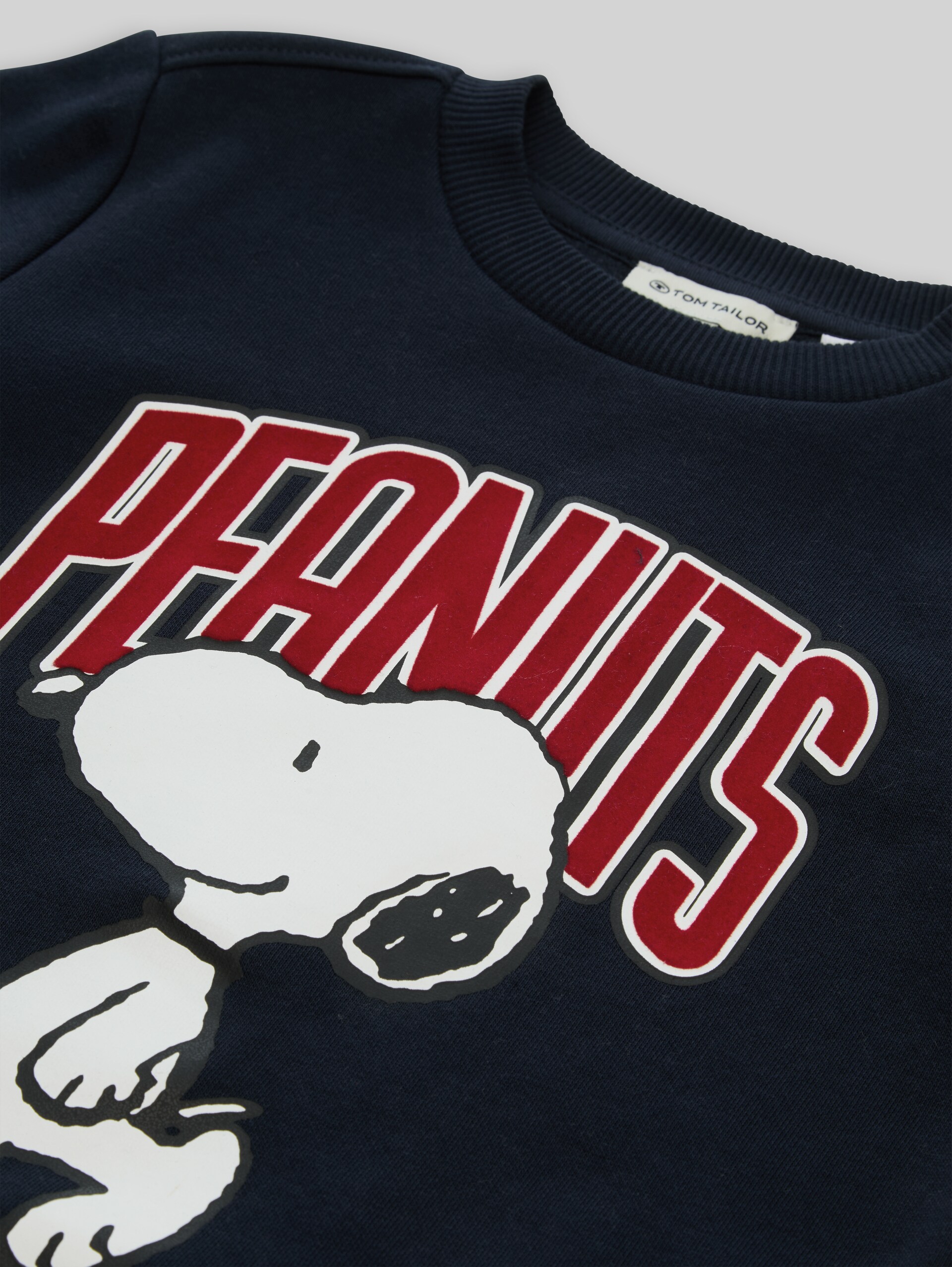 Sweatshirt mit Snoopy-Print - sky captain blue - Detail-Model-Ansicht