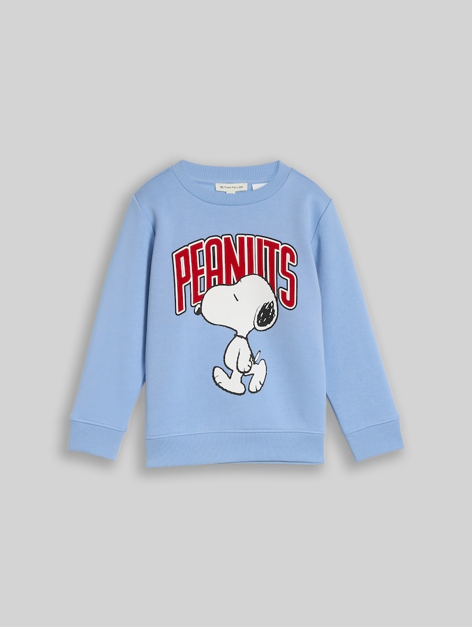 Sweatshirt met Snoopy-print door Mini Boys, Light Blue