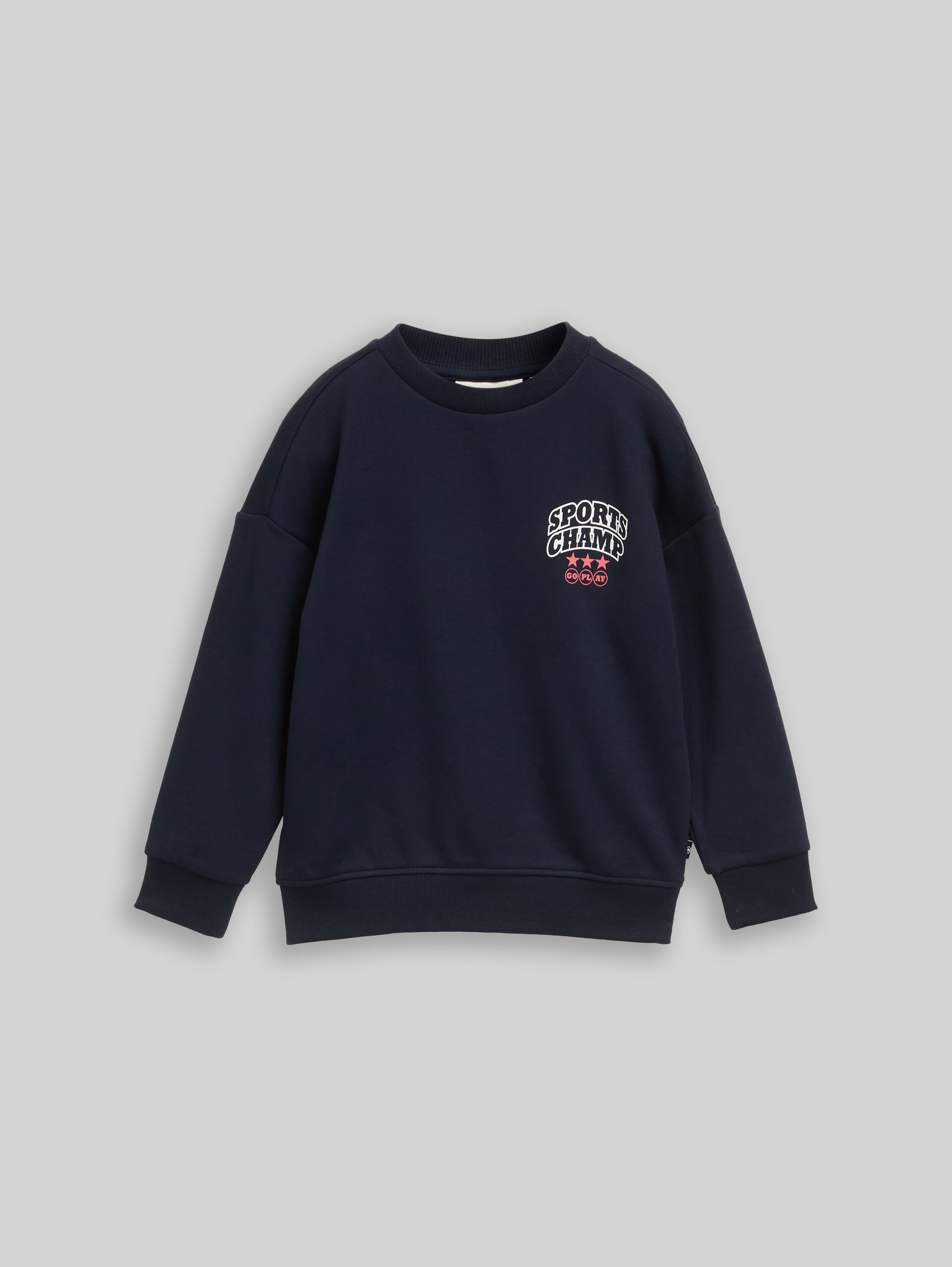 Oversize Sweatshirt mit Rückenprint - sky captain blue - Vorder-Produkt-Ansicht