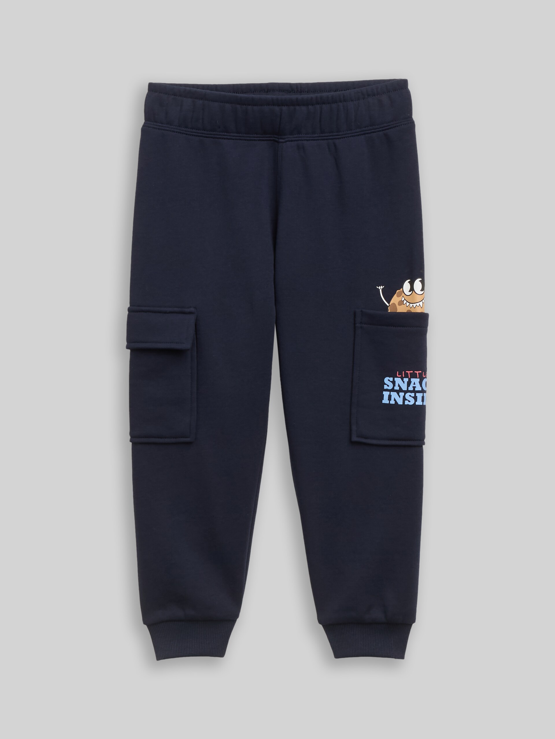 Cargo-joggingbroek met print - sky captain blue