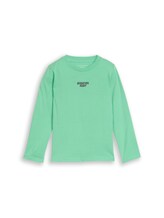 Nicht ausgewählt, Langarmshirt mit Rückenprint von Tom Tailor, grün