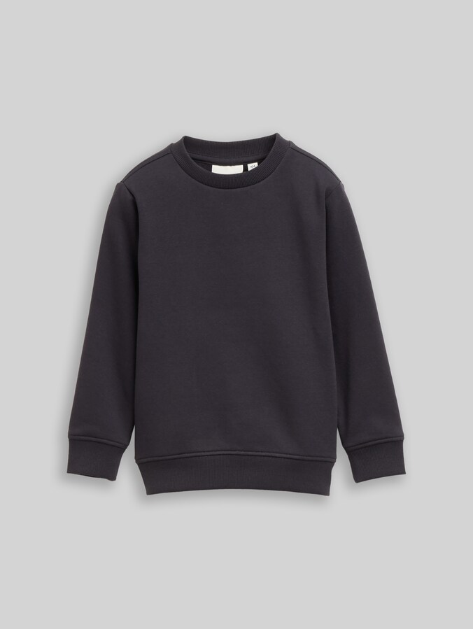 Sweatshirt mit Print von Mini Boys, coal grey