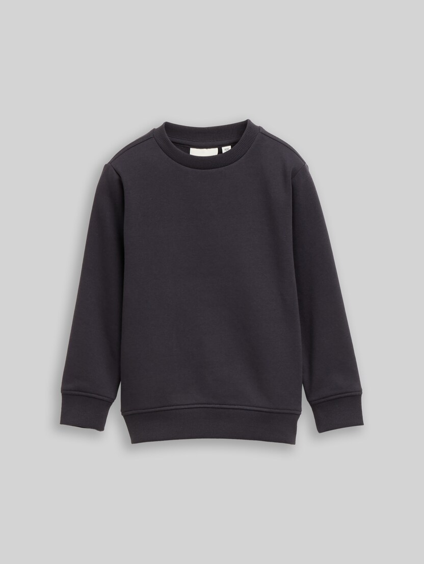 Printed sweatshirt by Mini Boys, coal grey
