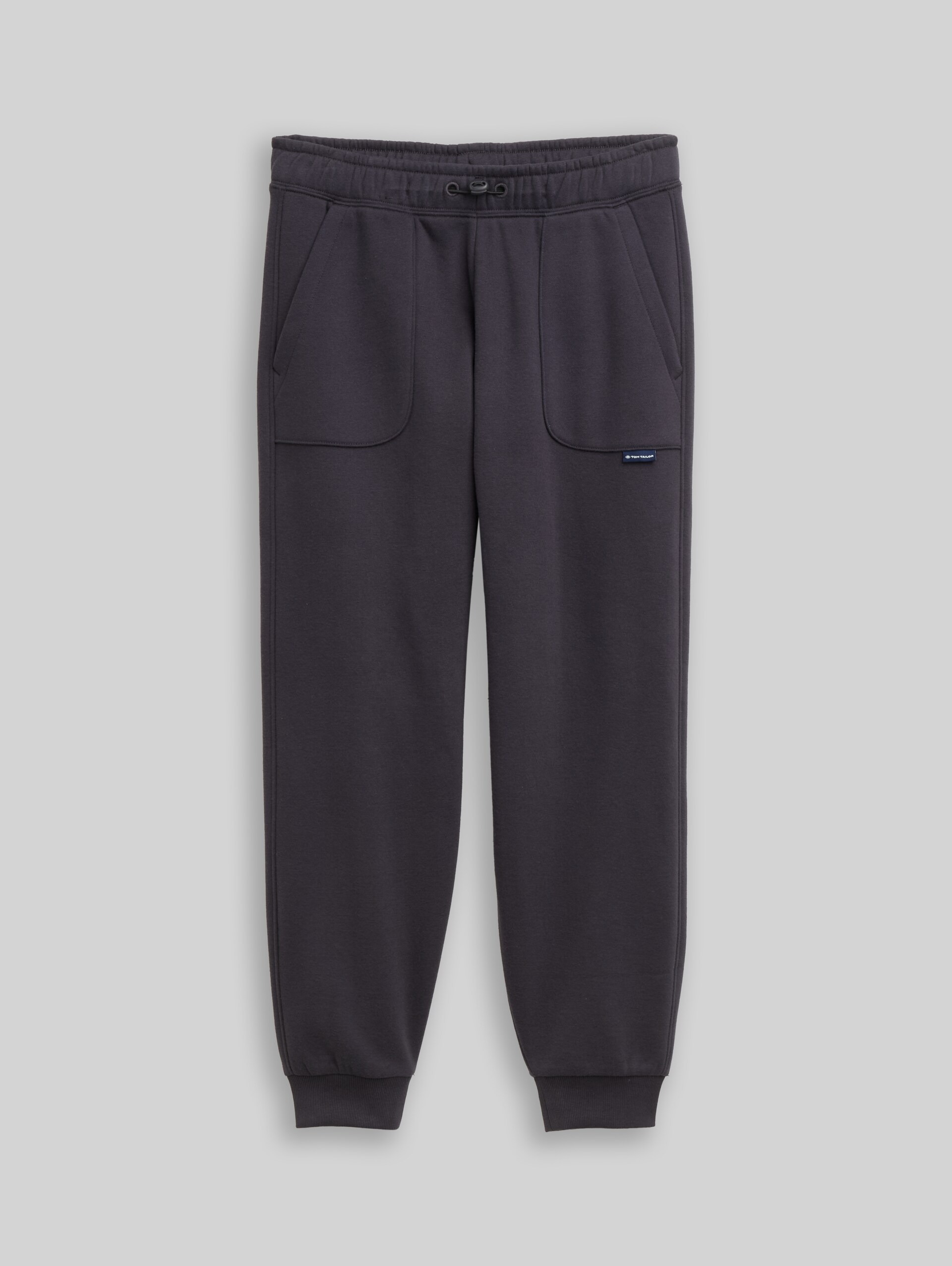 Joggingbroek met opgezette zakken - coal grey