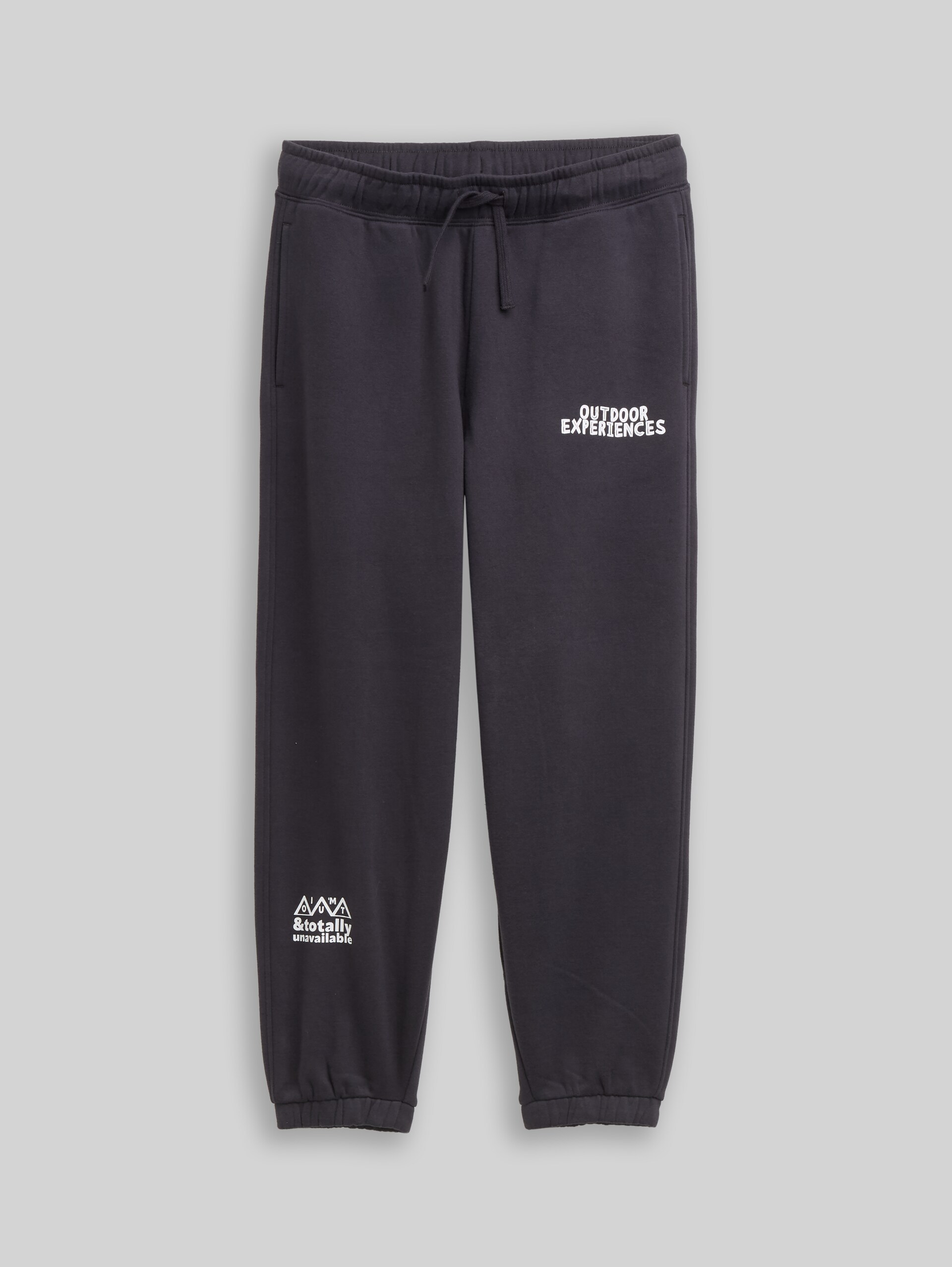 Jogginghose mit Print - coal grey