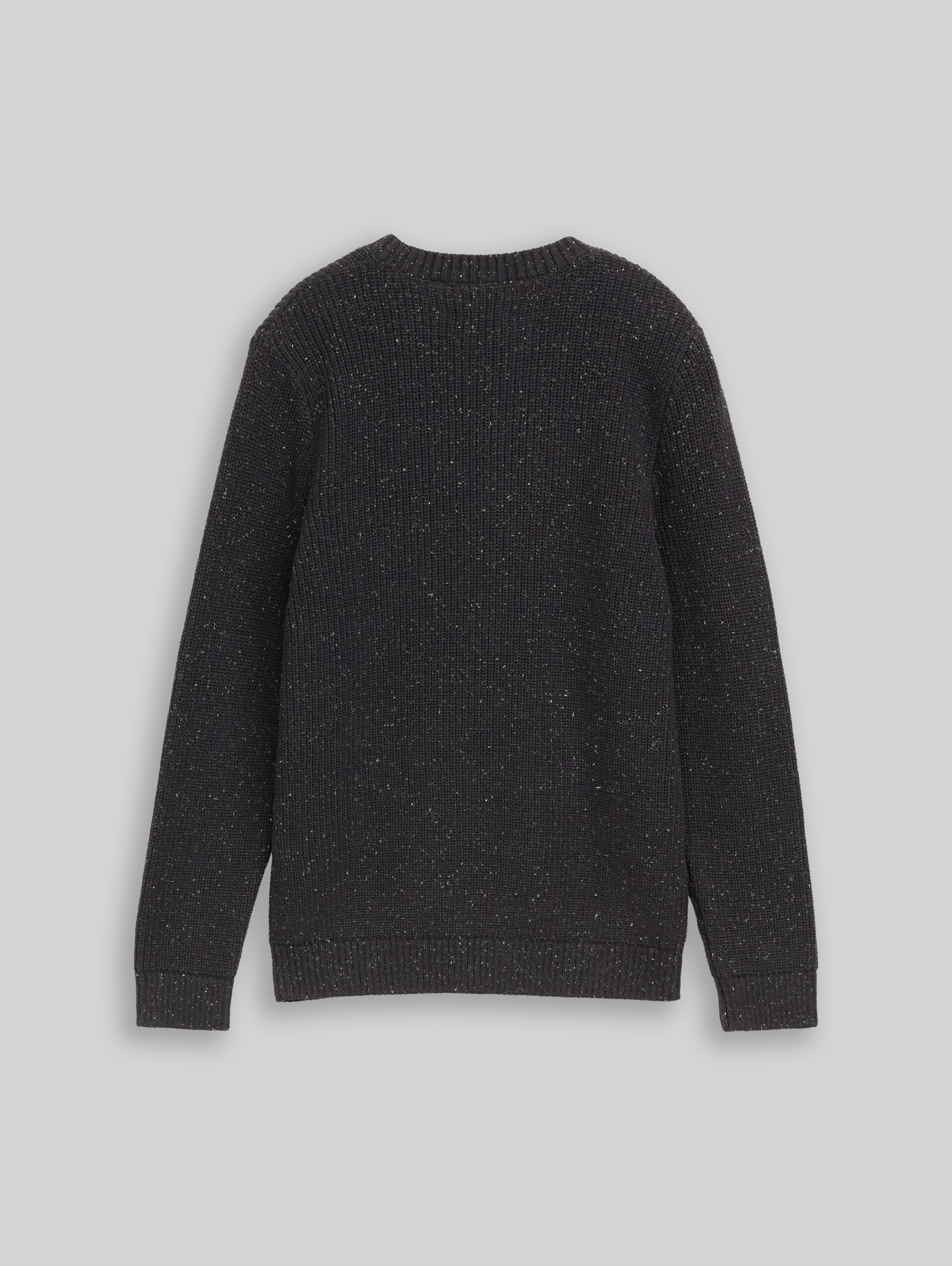 Strickpullover in Melange-Optik - coal grey