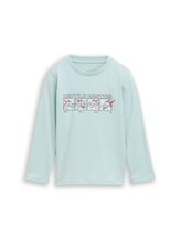 Sélectionné, T-shirt à manches longues avec imprimé « Dragon » par Tom Tailor, bleu