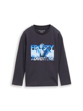 Ausgewählt, Langarmshirt mit Foto-Print von Tom Tailor, grau