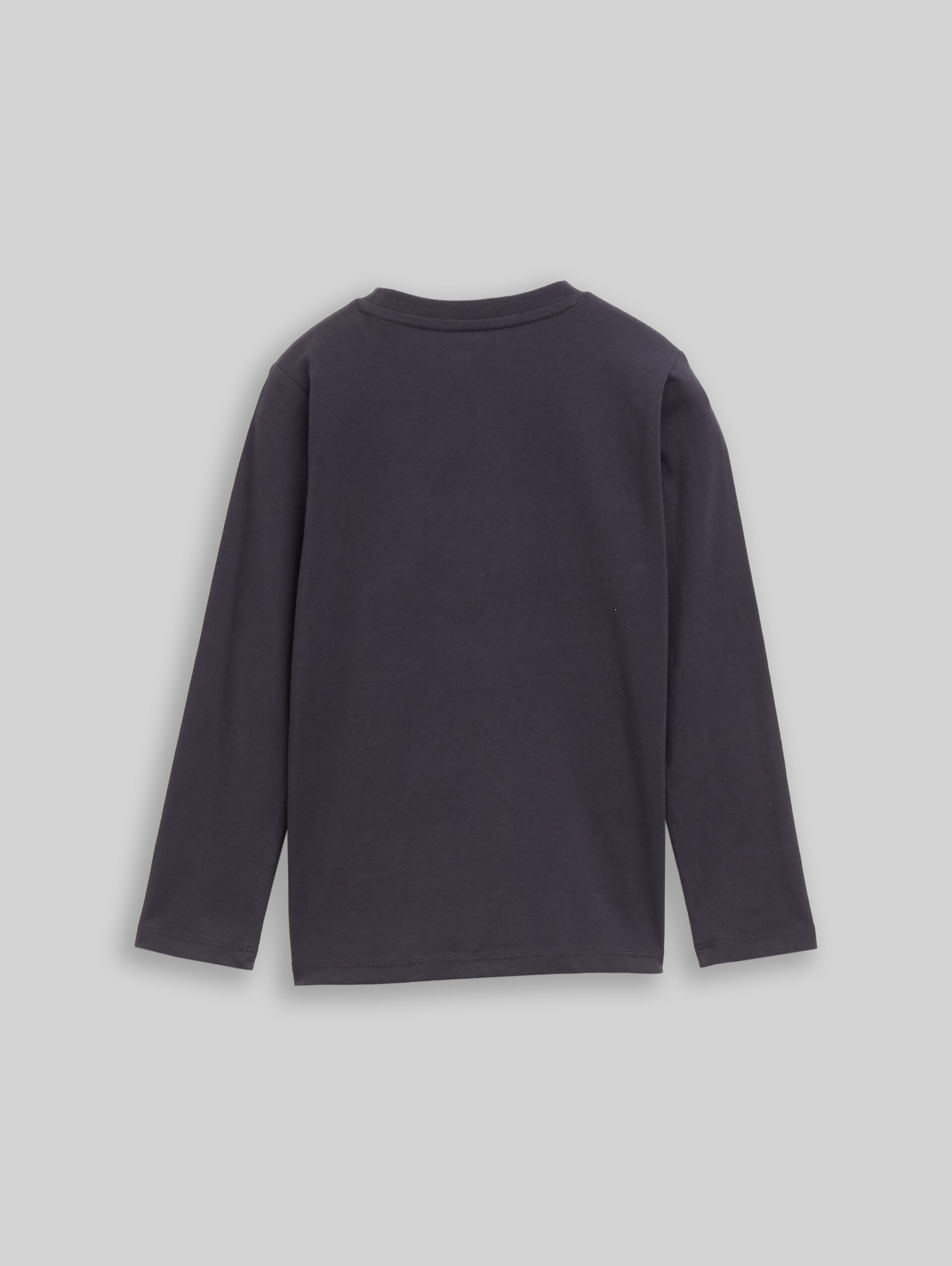 Langarmshirt mit Foto-Print - coal grey