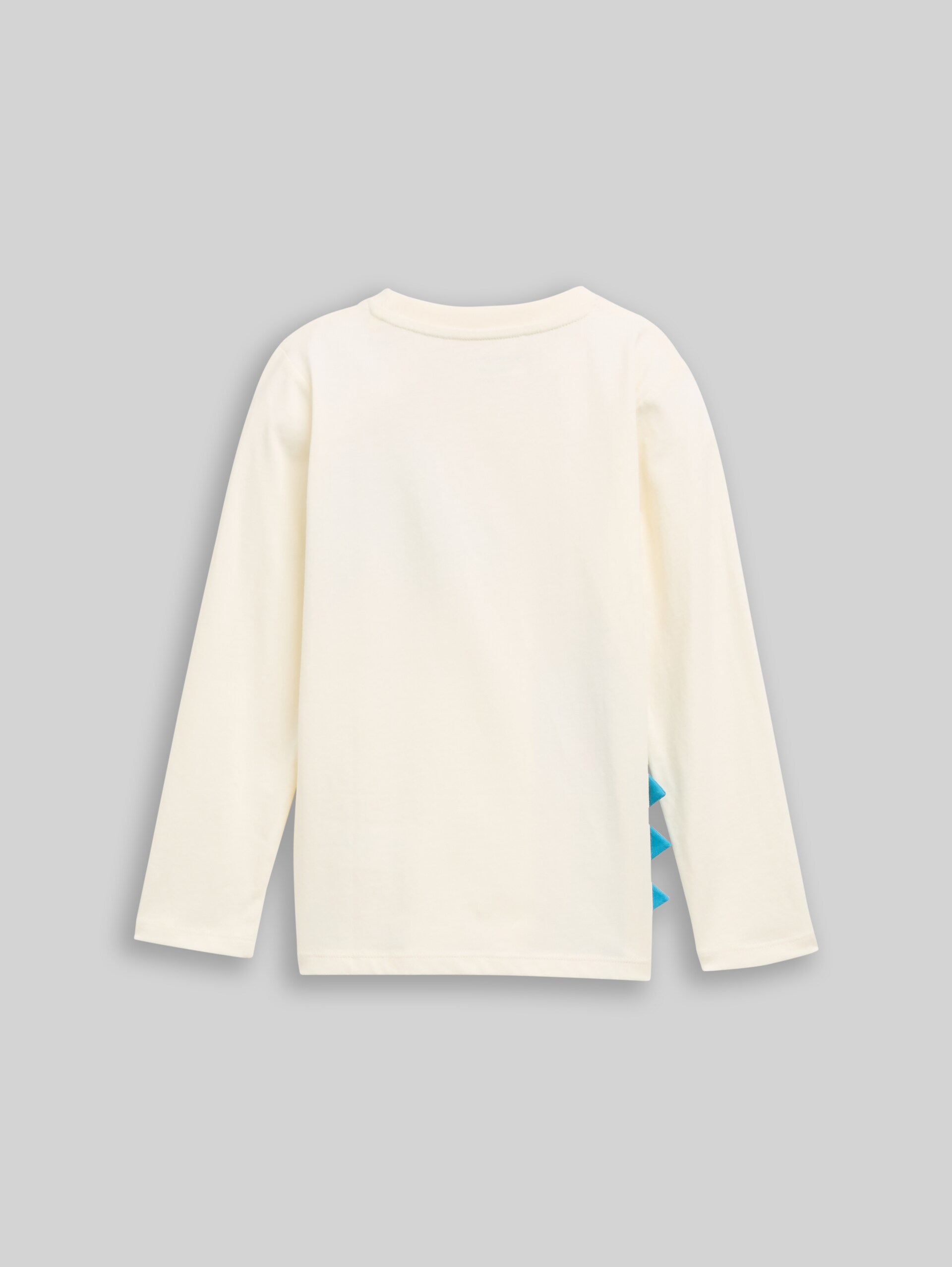 Langarmshirt mit Drachen-Print - Wool White