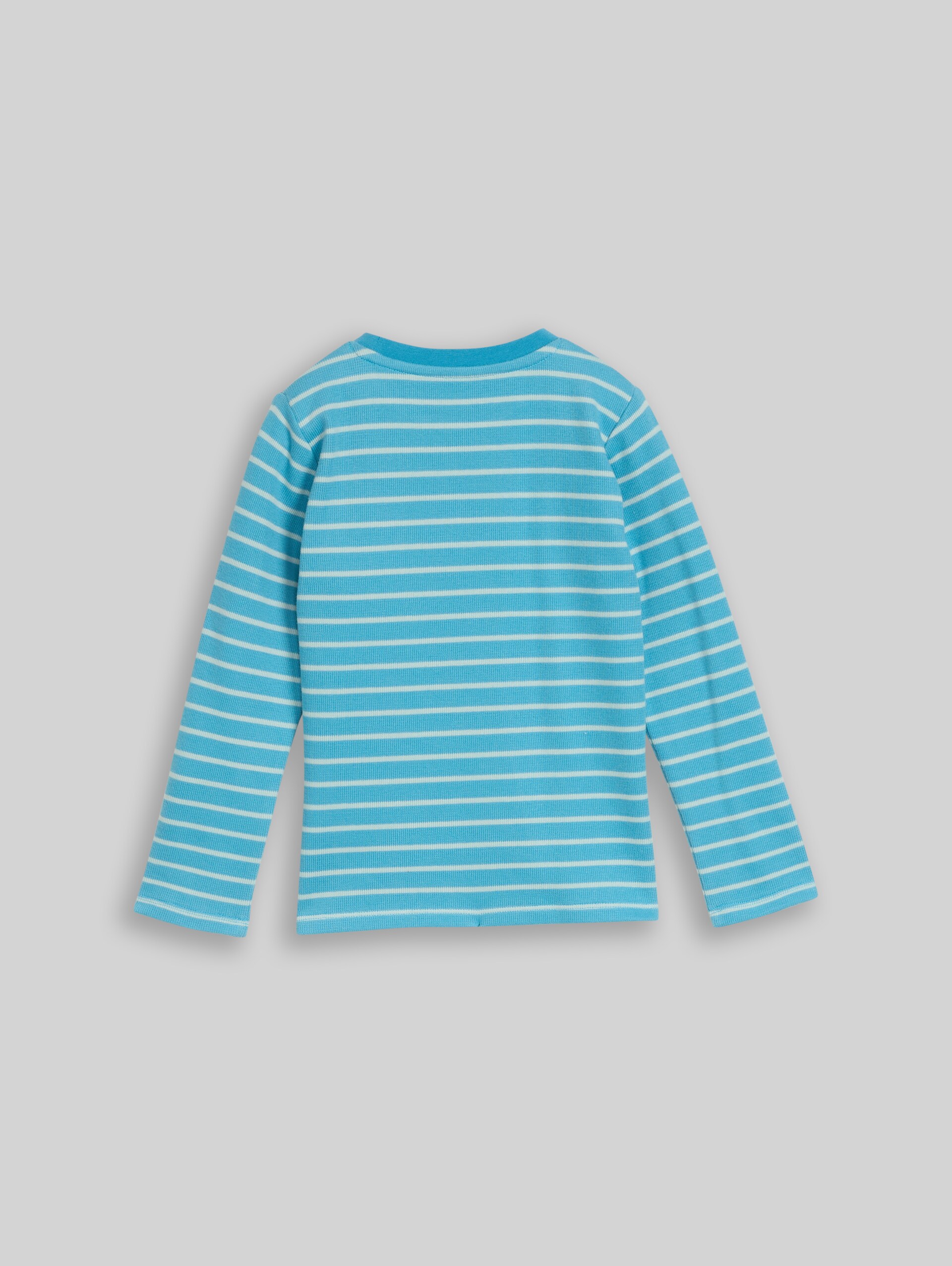 Langarmshirt mit Streifenmuster - bay and mint blue stripe