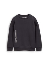 Sélectionné, Sweat oversize à imprimé par Tom Tailor, gris