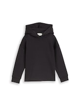 Sélectionné, Sweat à capuche oversize avec motifs en forme de dents de dragon par Tom Tailor, gris