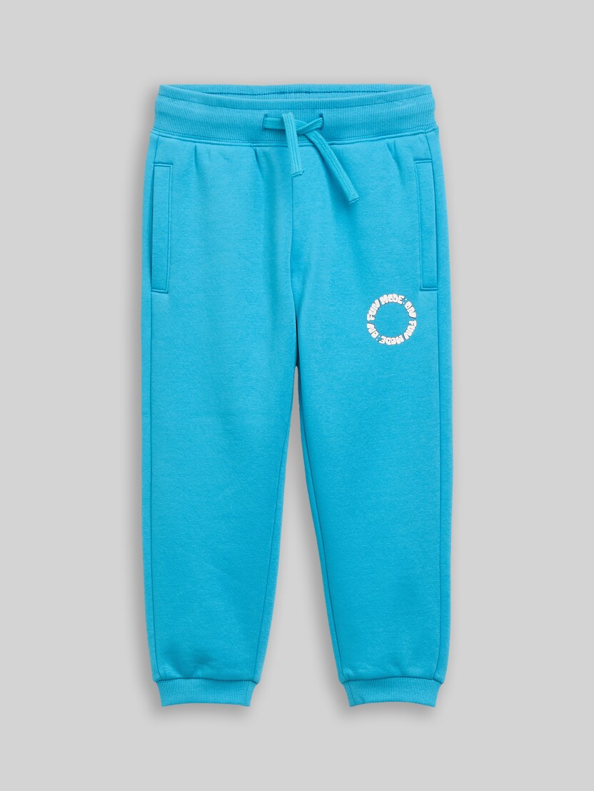 Jogginghose mit Print von Mini Boys, Bay Blue