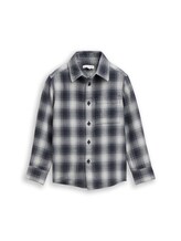 Sélectionné, Chemise oversize à carreaux par Tom Tailor, gris