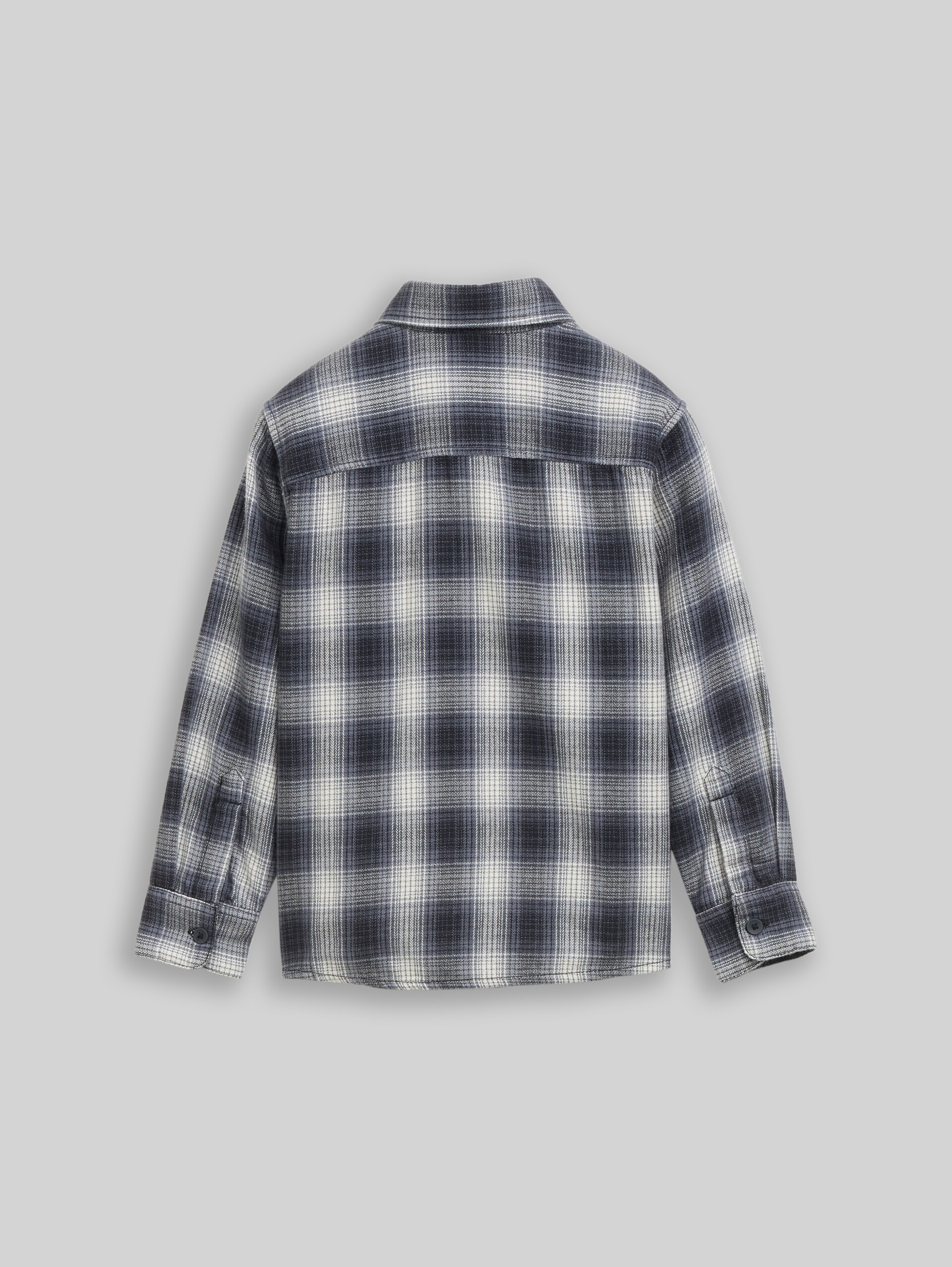 Chemise oversize à carreaux - grey black check