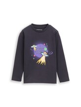 Ausgewählt, Langarmshirt mit Wendepailletten von Tom Tailor, grau
