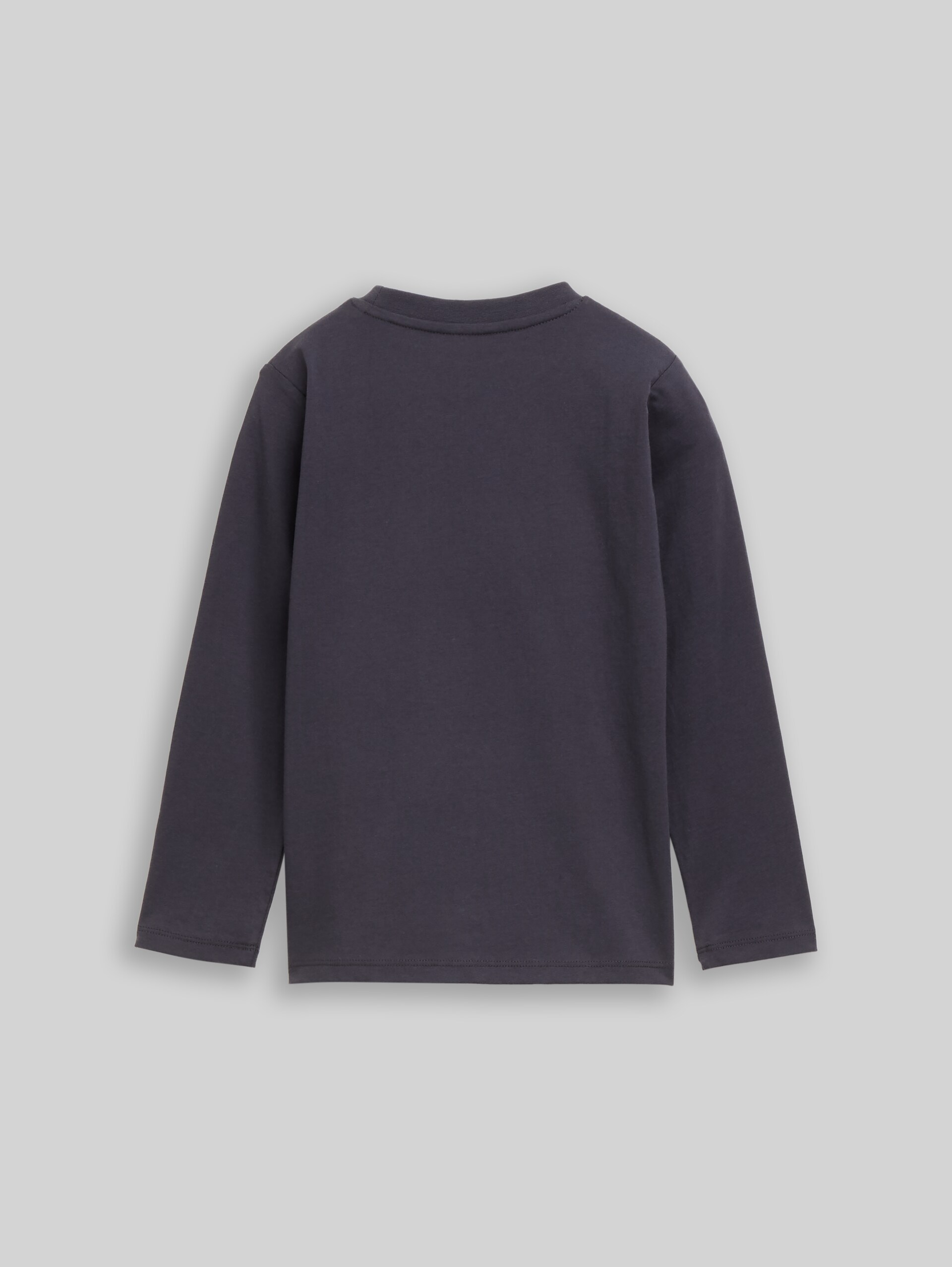 Langarmshirt mit Wendepailletten - coal grey