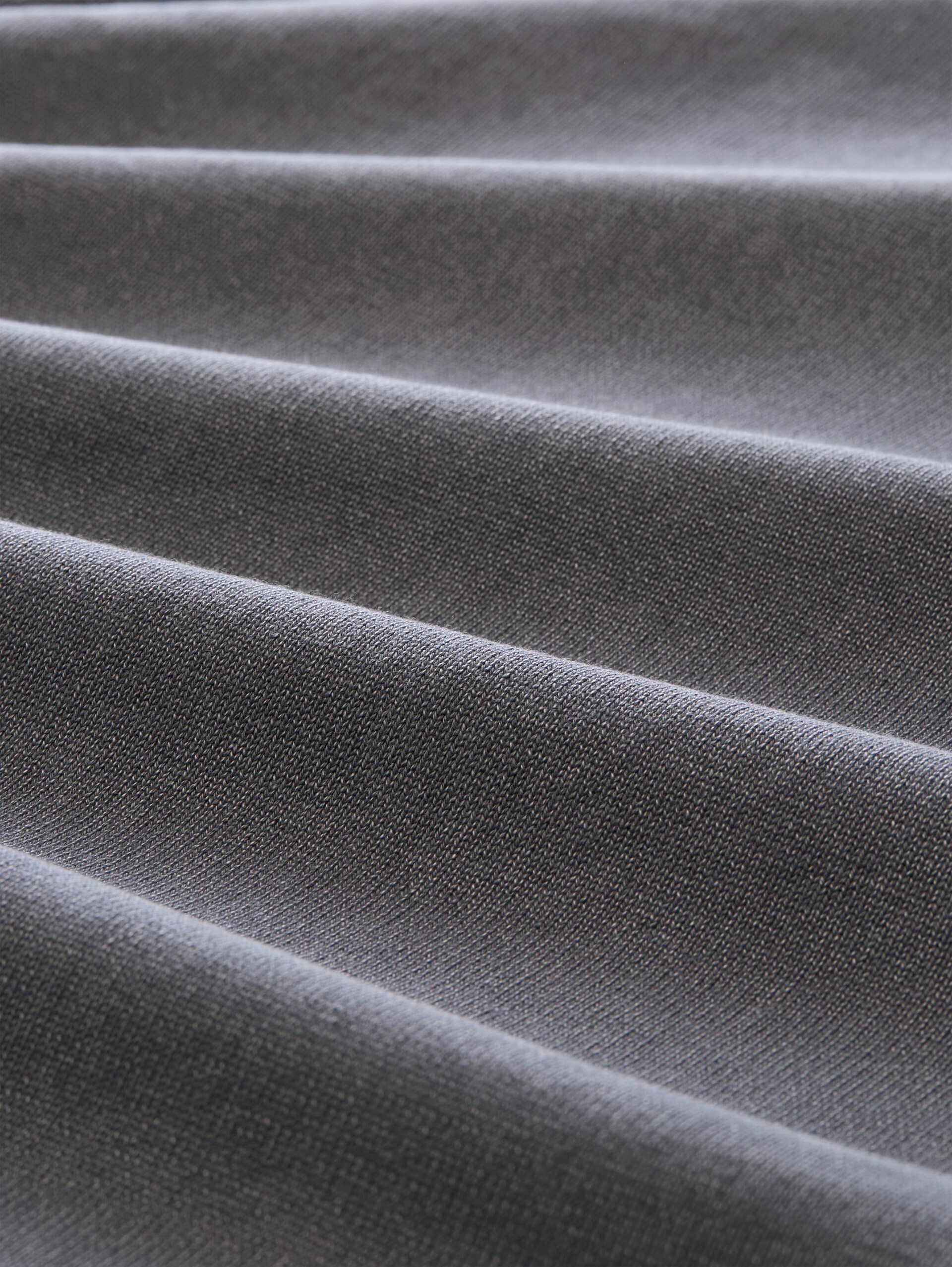 Gebreide trui in washed-look - Tarmac Grey - Materiaalweergave